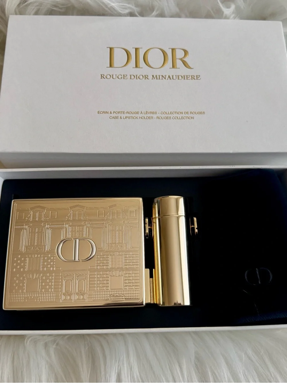 Dior Rouge Minaudiere Case & Lipstick Holder Limited Edition
